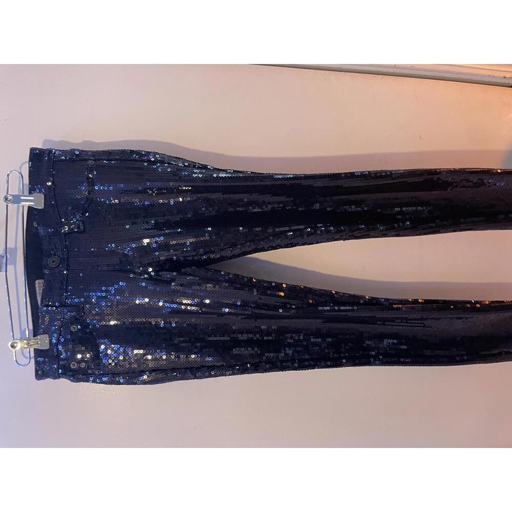 Ag Adriano Goldschmied Stunning Sequined Skinny Jeans - Glamorous Night Out Look